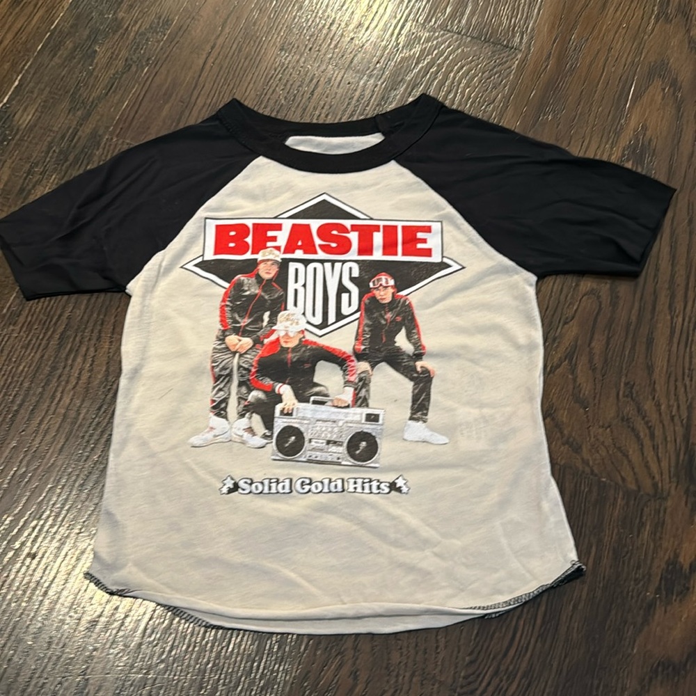 Rowdy Sprouts Beastie Boys Short Sleeve Raglan T-Shirt. BRAND NEW NEVER WORN